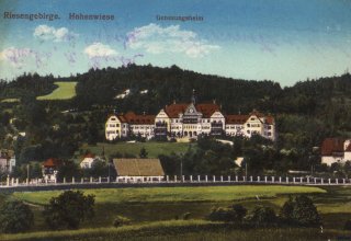 Bukowiec, Wysoka łąka. Szpital. 1903 r.