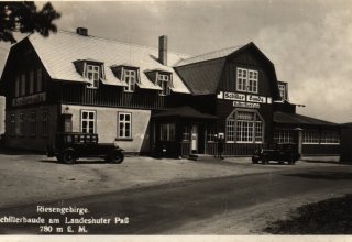 Karpacza ok 1940. Stara poczt&oacute;wka