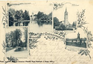 Mysłakowice.  Stara poczt&oacute;wka, 1901 r.