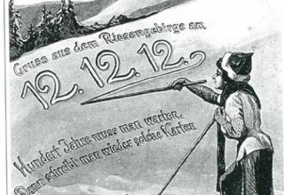 Stara poczt&oacute;wka 1912 r. Karkonosze