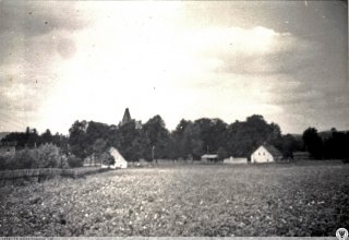 Bobr&oacute;w od strony Wojanowa - około 1960 r.