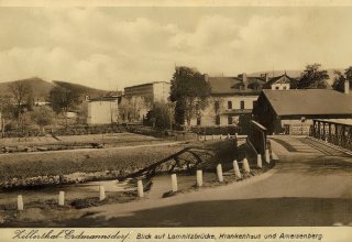 Mysłakowice (niem. Zillerthal-Erdmannsdorf, Erdmannsdorf). Dawny szpital i prosektorium. Obecnie OHP Mysłakowice