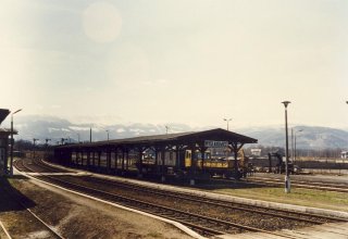 Mysłakowice, dworzec kolejowy 1995 r.