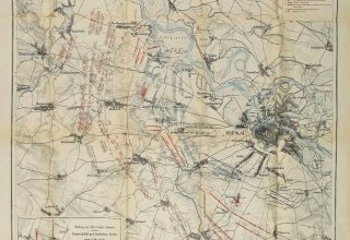 Mapa Bitwy pod Breslau/Wrocław 15.11.1757 r. Wojna siedmioletnia.