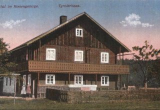 Mysłakowice (niem. Zillerthal-Erdmannsdorf, Erdmannsdorf) ok 1930 rok.