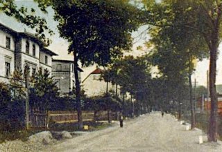 Erdmannsdorf (Mysłakowice) 1927 r. Obecnie ul. Jeleniog&oacute;rska