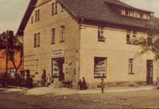 Erdmannsdorf (Mysłakowice) 1927 rok. Obecnie sklep Progres, Pana Wolaka