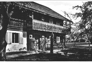 Erdmannsdorf (Mysłakowice) dom tyrolski. Ok 1930 rok. Obecnie dom na ul. Daszyńskiego