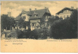 Erdmannsdorf (Mysłakowice) koniec XIX wieku. Dom Szwajcarski.