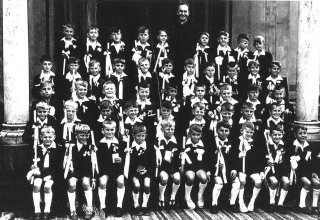 Mysłakowice 1959 rok. Pierwsza komunia.