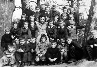 Mysłakowice klasa 1A, rok 1957