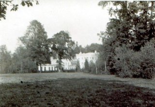 Pałac w Mysłakowicach 1940 rok. Widok od strony południowej. 