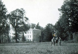 Pałac w Mysłakowicach. 1940 rok.