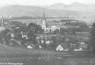 Miłk&oacute;w (do 1945 niem. Arnsdorf, do marca 1946 Hlond&oacute;w). 1934 rok.