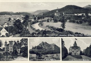 Poczt&oacute;wka ok. 1935/40 rok. Bobr&oacute;w (niem. Boberstein).