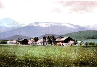 1910 rok. ul.Tyrolska Mysłakowice (niem. Zillerthal-Erdmannsdorf, Erdmannsdorf)