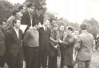 Zawody strzeleckie, lata 70-te. Mysłakowice. DZPL "Orzeł"
