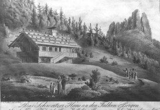 Dom Szwajcarski Karpniki (niem. Fischbach) 1824 rok.