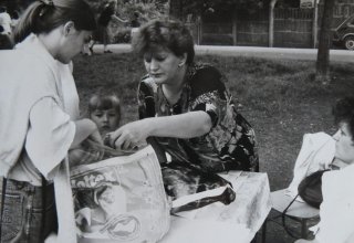 Dąbrowica, festyn. 1993 rok