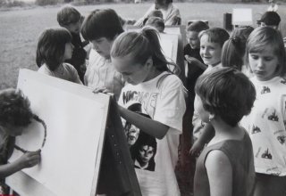 Dąbrowica, festyn. 1993 rok