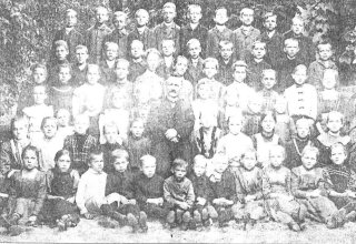 Bukowiec (niem. Buchwald, czes. Bukovn&iacute;k). Szkoła 1902 rok