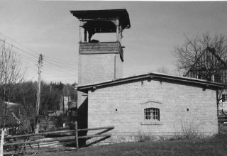 1990 rok. Bukowiec. Pomieszczenie OSP. 