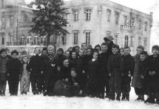 Zima 1959 rok. Szkoła Mysłakowice