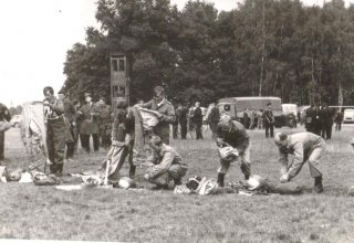 Zawody strażackie. Mysłakowice. Lata 60-te