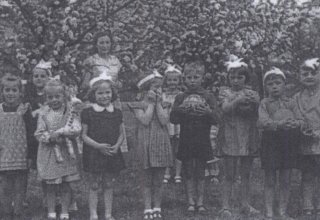 Mysłakowice 1954 rok. Przedszkolaki 