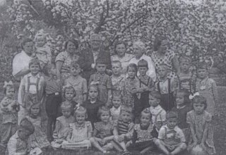 Przedszkolaki 1955 rok. Mysłakowice 