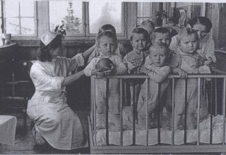 Żłobek w Mysłakowicach ok 1957-1960 rok