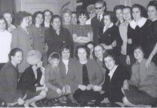 Przodownicy pracy w DZPLn "Orzeł" Mysłakowice, 1971 rok. 