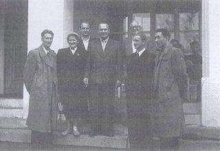 Pracownicy DZPLn "Orzeł" Mysłakowice. Święto Pracy 1972 rok. 