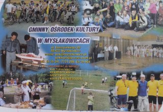 Ulotka reklamowa GOK Mysłakowice 1999 rok 