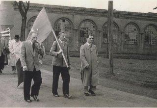 Pracownicy DZPLn "Orzeł" 1maja. Lata 50-te
