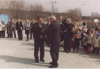 Otwarcie Oczyszczalni Ściek&oacute;w w Mysłakowicach. 2004 rok