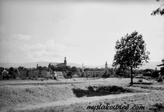 Jelenia G&oacute;ra lata 1945-1949. Foto zrobione przez Wojskową Agencje Fotograficzną. 
