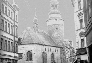 Jelenia G&oacute;ra lata 1945-1949. Foto zrobione przez Wojskową Agencje Fotograficzną. 