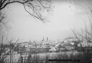 Jelenia G&oacute;ra lata 1948/1949 rok. Foto zrobione przez Wojskową Agencje Fotograficzną.