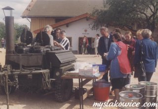 Otwarcie domu/muzeum Tyrolskiego w Mysłakowicach. 1998 rok.