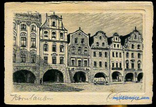 Jelenia G&oacute;ra (niem. Hirschberg, cz. Jelen&iacute; Hora, dawniej Hir&scaron;berk, Horn&scaron;perk) początek XX wieku.