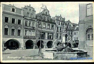 Jelenia G&oacute;ra (niem. Hirschberg, cz. Jelen&iacute; Hora, dawniej Hir&scaron;berk, Horn&scaron;perk) początek XX wieku.