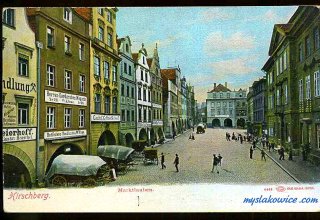 Jelenia G&oacute;ra (niem. Hirschberg, cz. Jelen&iacute; Hora, dawniej Hir&scaron;berk, Horn&scaron;perk) początek XX wieku.