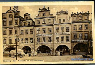 Jelenia G&oacute;ra (niem. Hirschberg, cz. Jelen&iacute; Hora, dawniej Hir&scaron;berk, Horn&scaron;perk) początek XX wieku.