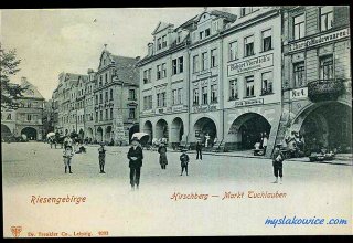 Jelenia G&oacute;ra (niem. Hirschberg, cz. Jelen&iacute; Hora, dawniej Hir&scaron;berk, Horn&scaron;perk) początek XX wieku.