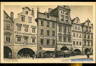 Jelenia G&oacute;ra (niem. Hirschberg, cz. Jelen&iacute; Hora, dawniej Hir&scaron;berk, Horn&scaron;perk) początek XX wieku.