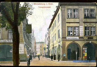 Jelenia G&oacute;ra (niem. Hirschberg, cz. Jelen&iacute; Hora, dawniej Hir&scaron;berk, Horn&scaron;perk) początek XX wieku.