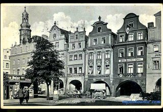 Jelenia G&oacute;ra (niem. Hirschberg, cz. Jelen&iacute; Hora, dawniej Hir&scaron;berk, Horn&scaron;perk) początek XX wieku.