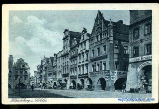 Jelenia G&oacute;ra (niem. Hirschberg, cz. Jelen&iacute; Hora, dawniej Hir&scaron;berk, Horn&scaron;perk) początek XX wieku.