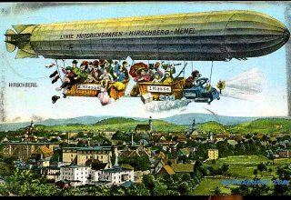 Jelenia G&oacute;ra (niem. Hirschberg, cz. Jelen&iacute; Hora, dawniej Hir&scaron;berk, Horn&scaron;perk) początek XX wieku.